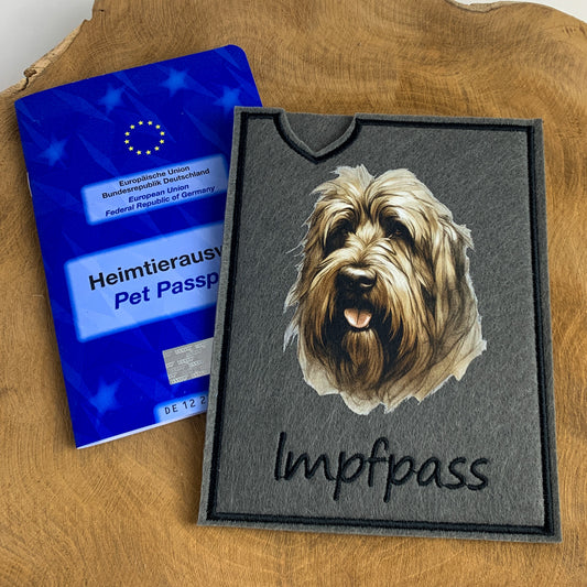Briard Impfpasshülle (Motiv 1)