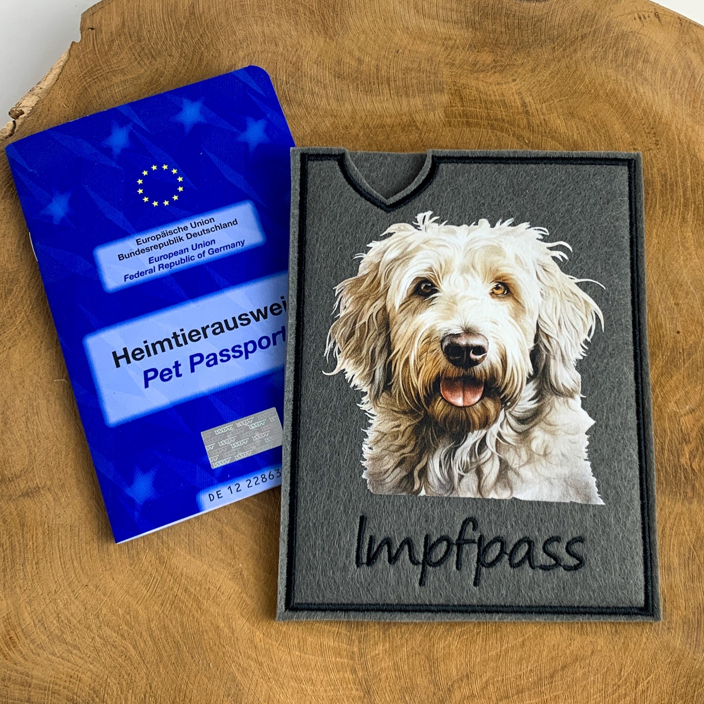 Komondor Impfpasshülle