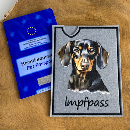 Dackel Impfpasshülle (Motiv 3)