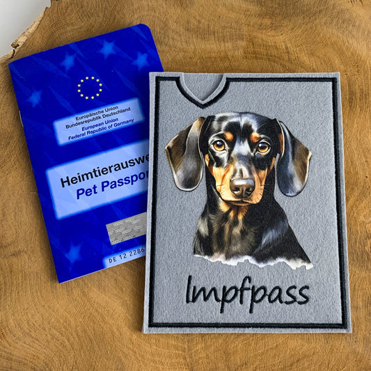 Dackel Impfpasshülle (Motiv 3)