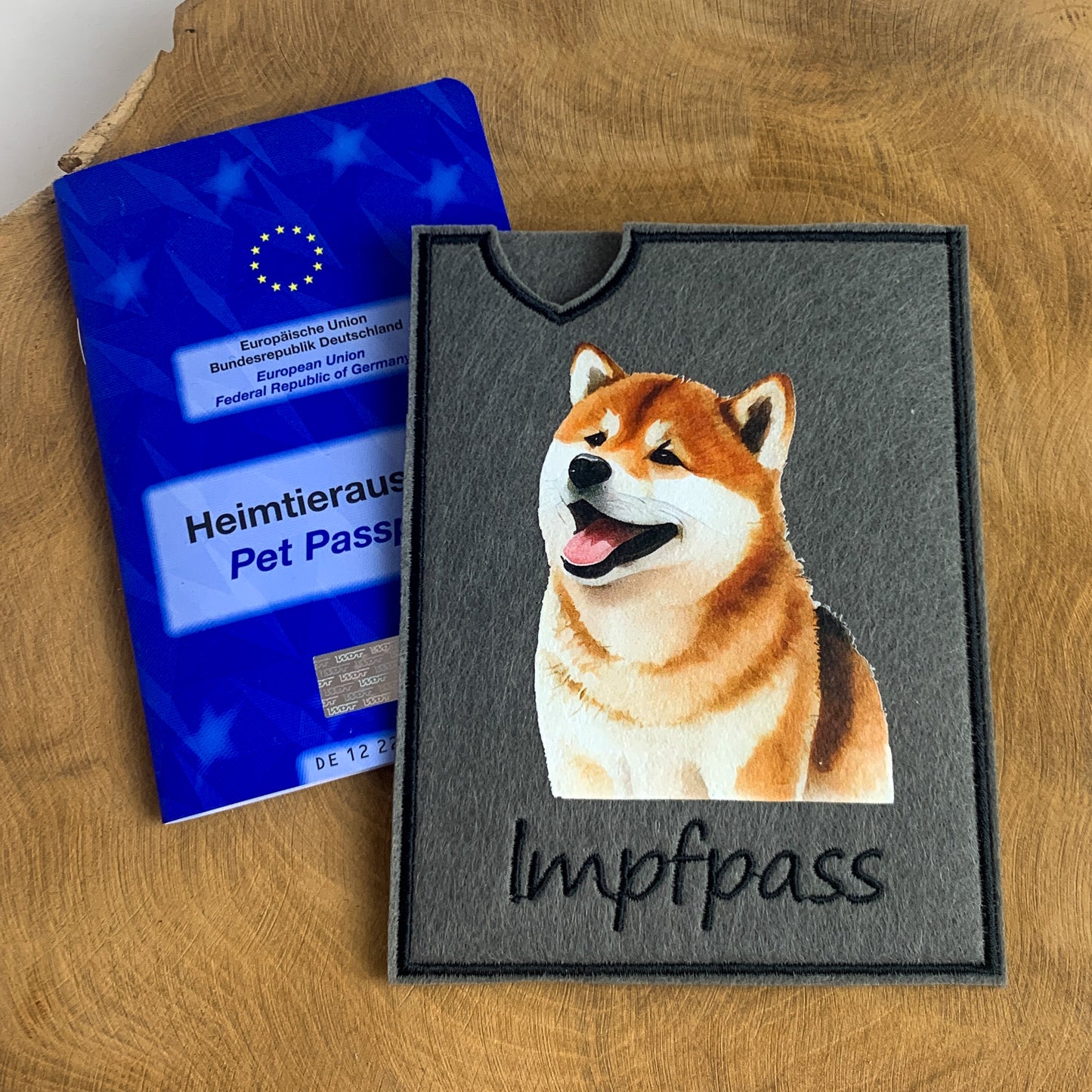 Shiba Inu Impfpasshülle (Motiv 4)