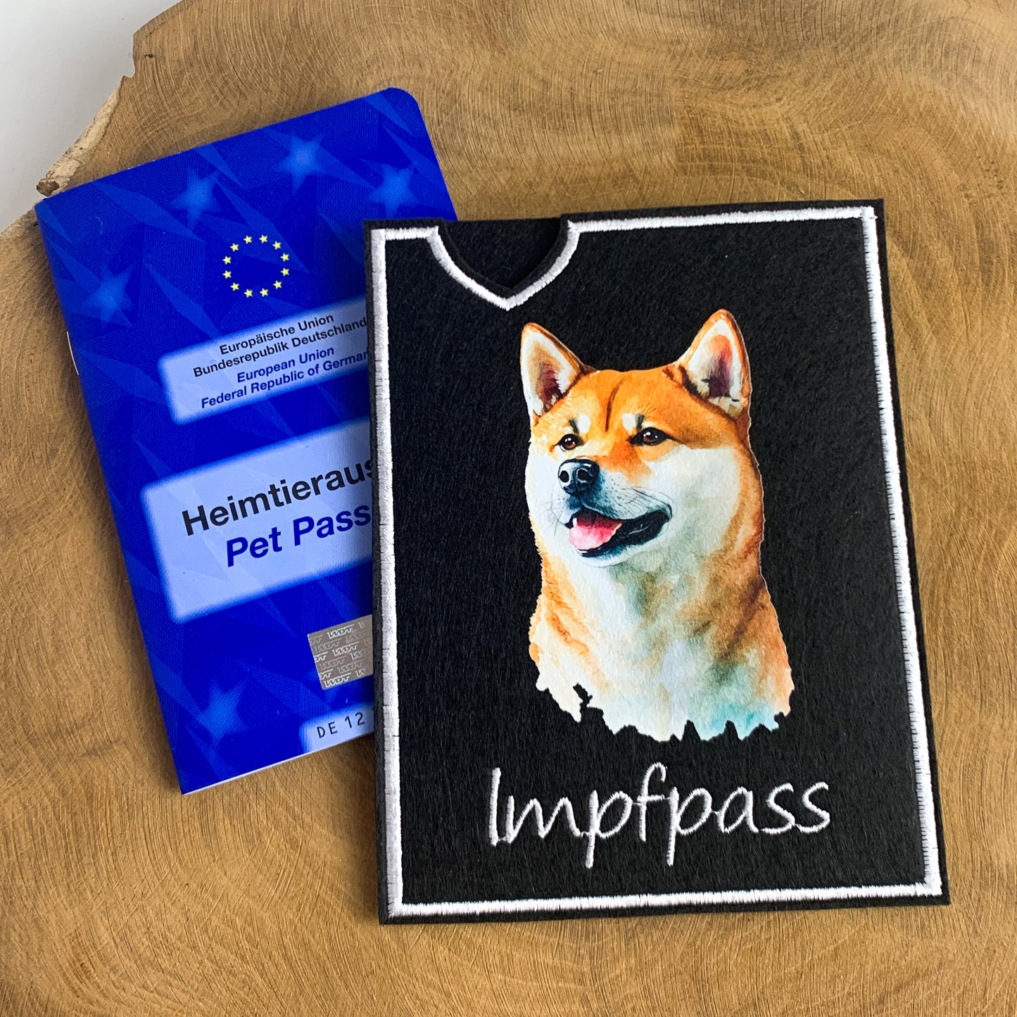 Shiba Inu Impfpasshülle (Motiv 3)