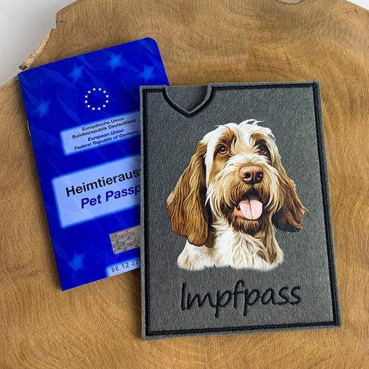 Spinone Italiano Impfpasshülle