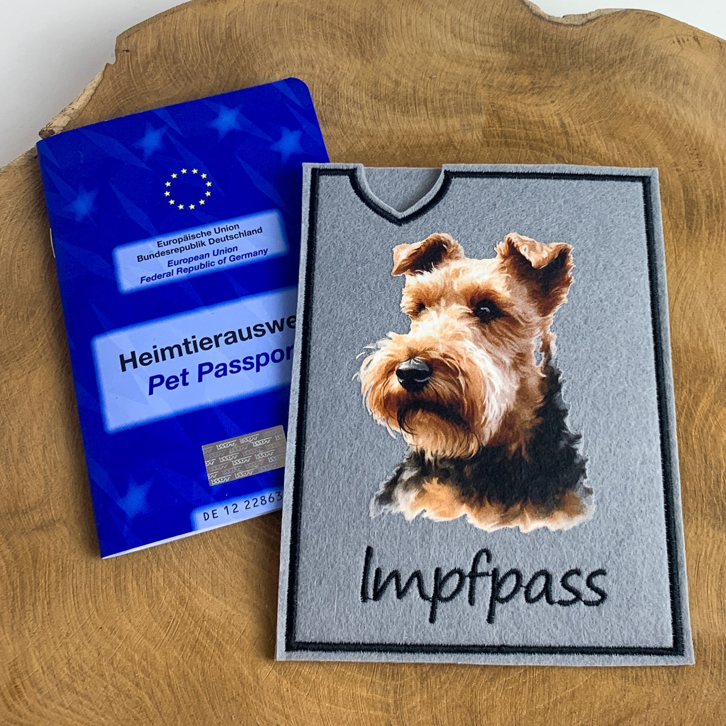 Welsh Terrier Impfpasshülle (Motiv 3)