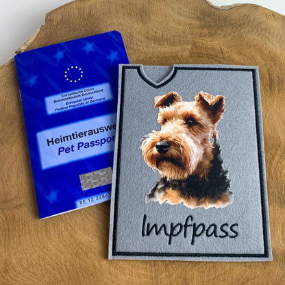 Welsh Terrier Impfpasshülle (Motiv 3)