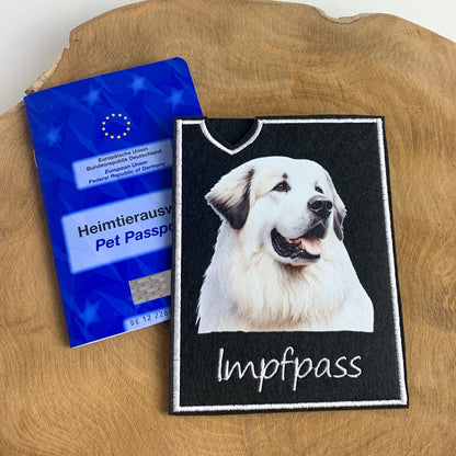 Pyrenäenberghund Impfpasshülle (Motiv 2)