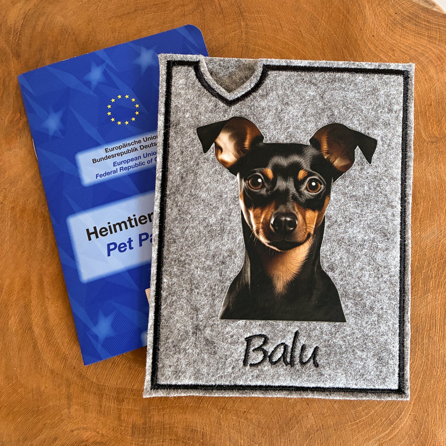 Pinscher Impfpasshülle (Motiv 4)