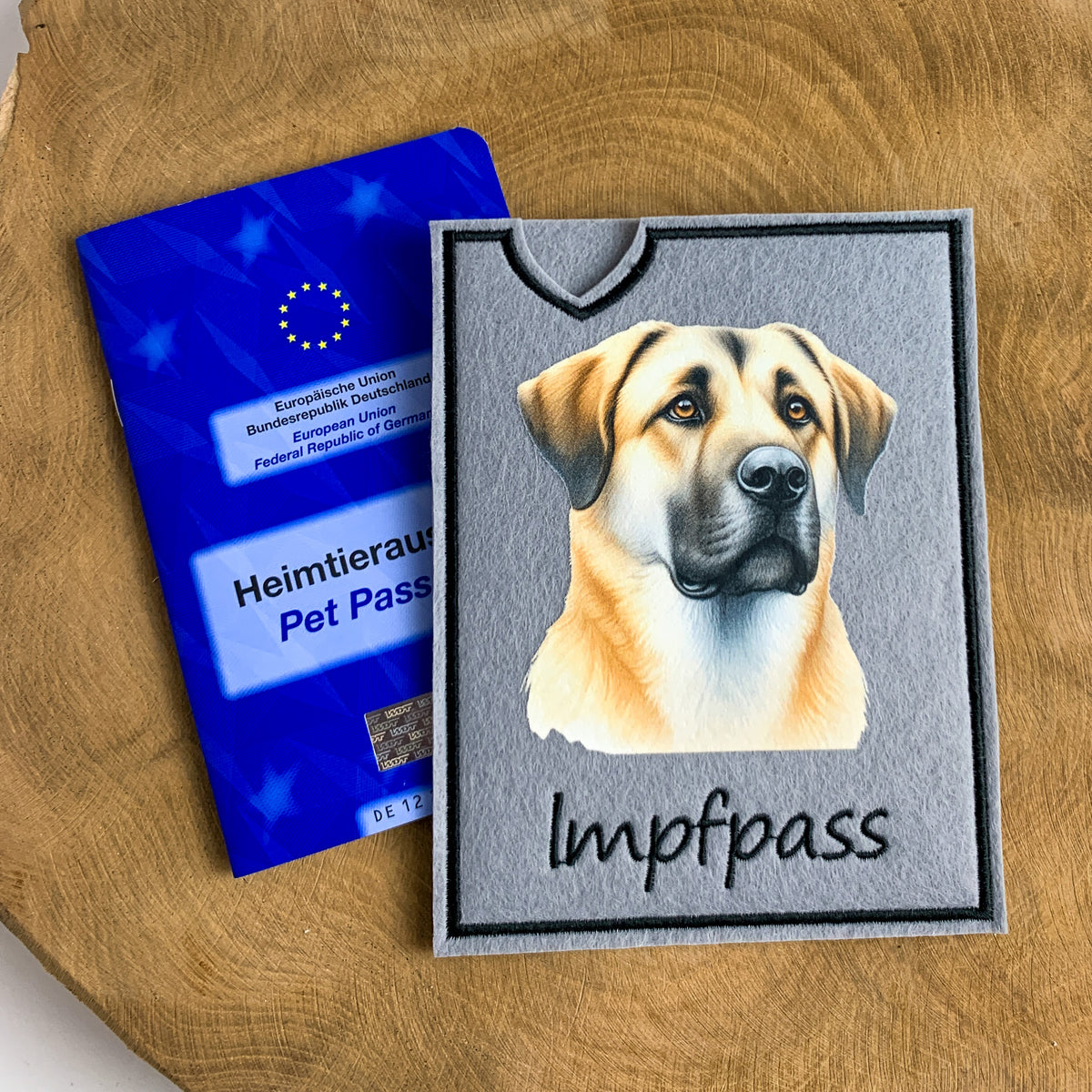 Kangal Impfpasshülle - 3 verschiedene Motive, personalisierbar