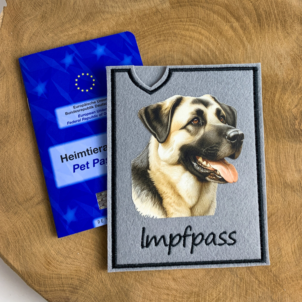 Kangal Impfpasshülle - 3 verschiedene Motive, personalisierbar