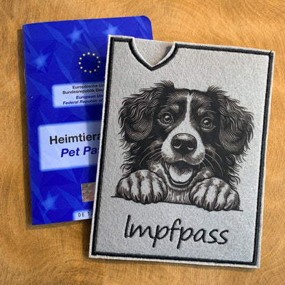 Kooikerhondje Impfpasshülle - 3 verschiedene Motive, personalisierbar