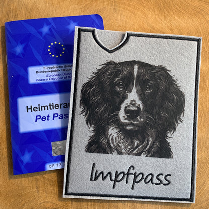 Kooikerhondje Impfpasshülle - 3 verschiedene Motive, personalisierbar