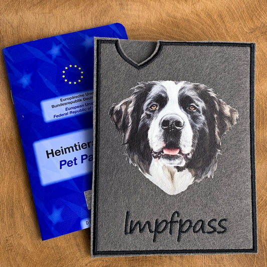 Landseer Impfpasshülle - 3 verschiedene Motive, personalisierbar
