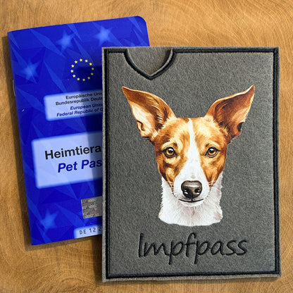 Podenco Impfpasshülle - 4 verschiedene Motive, personalisierbar