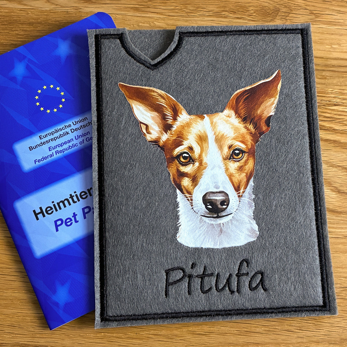 Podenco Impfpasshülle - 4 verschiedene Motive, personalisierbar