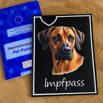 Rhodesian Ridgeback Impfpasshülle – 3 verschiedene Motive zur Auswahl