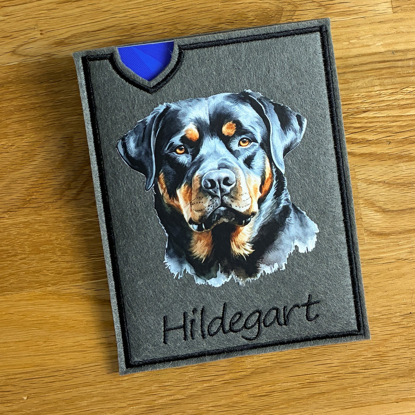 Rottweiler Impfpasshülle - 2 verschiedene Motive, personalisierbar