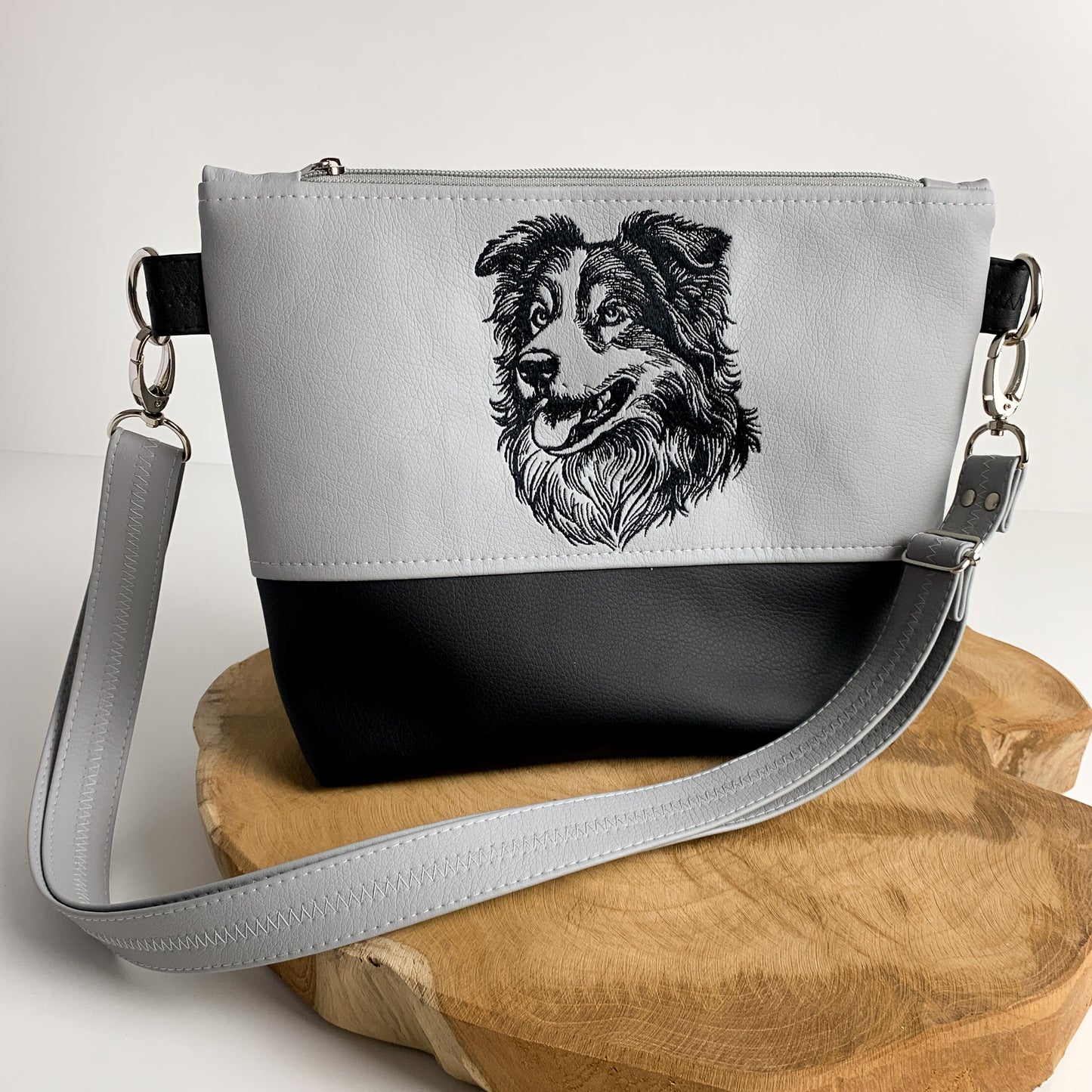 Border Collie Raffi - Umhängetasche